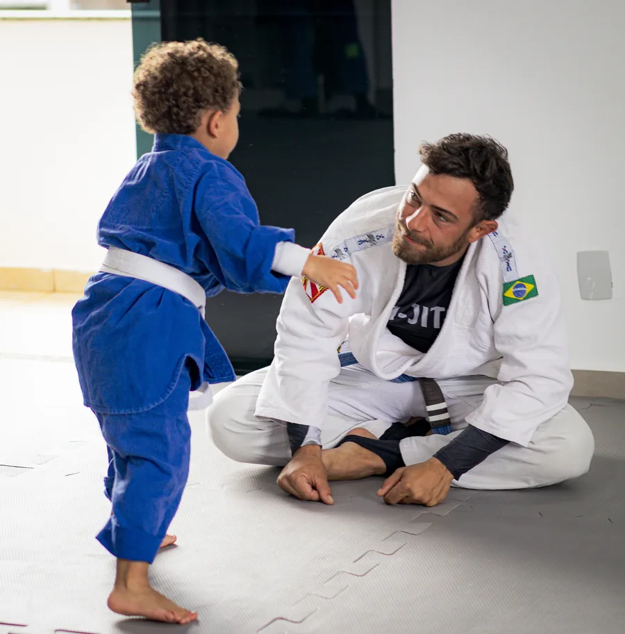 Aula de jiu-jitsu no Studio Evolution BJJ em Sorocaba